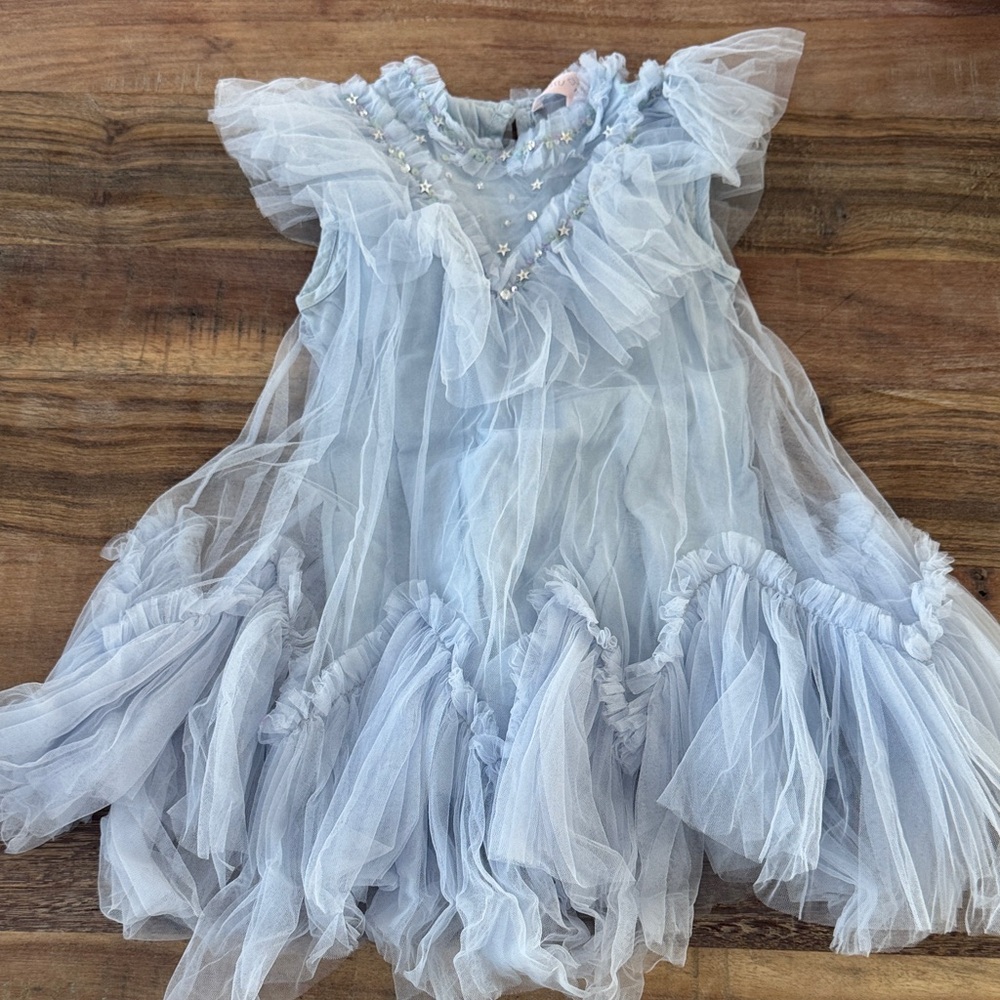 Tutu Du Monde Light Blue Ruffled Dress